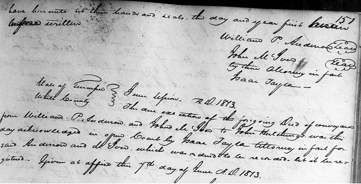 White County, TN Deed, Book E, Page 150, Image 5